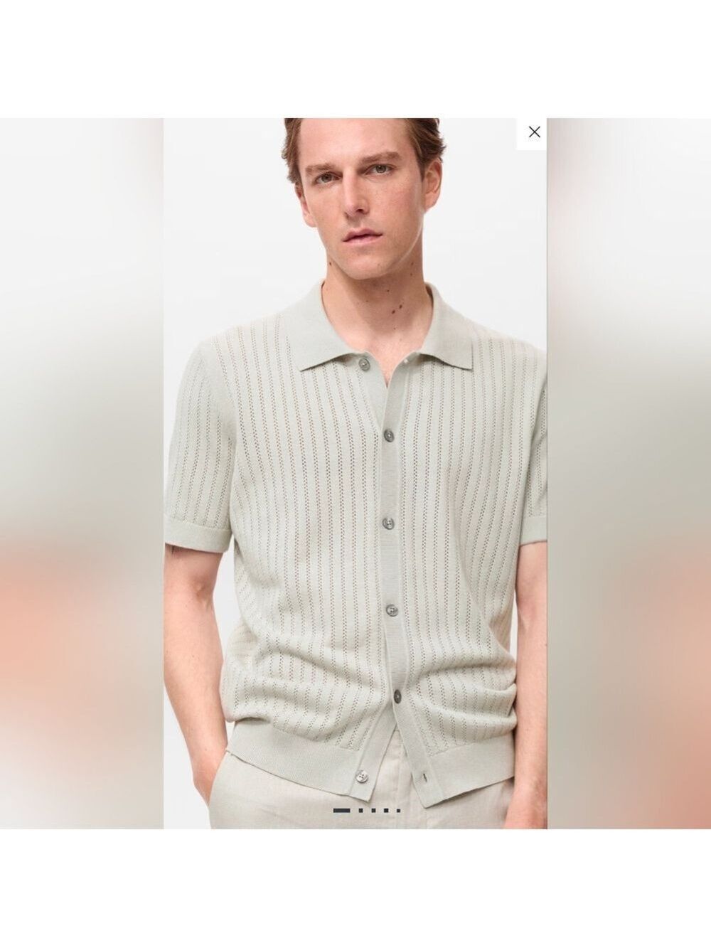 Mango Cotton Sweater Shirt